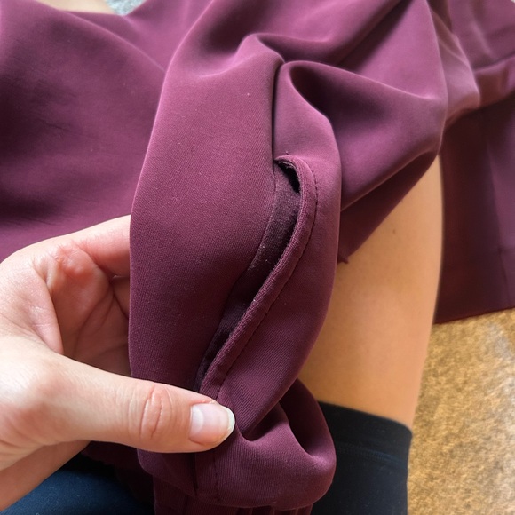 A New Day Deep Burgundy High Rise Pants - Picture 4 of 5